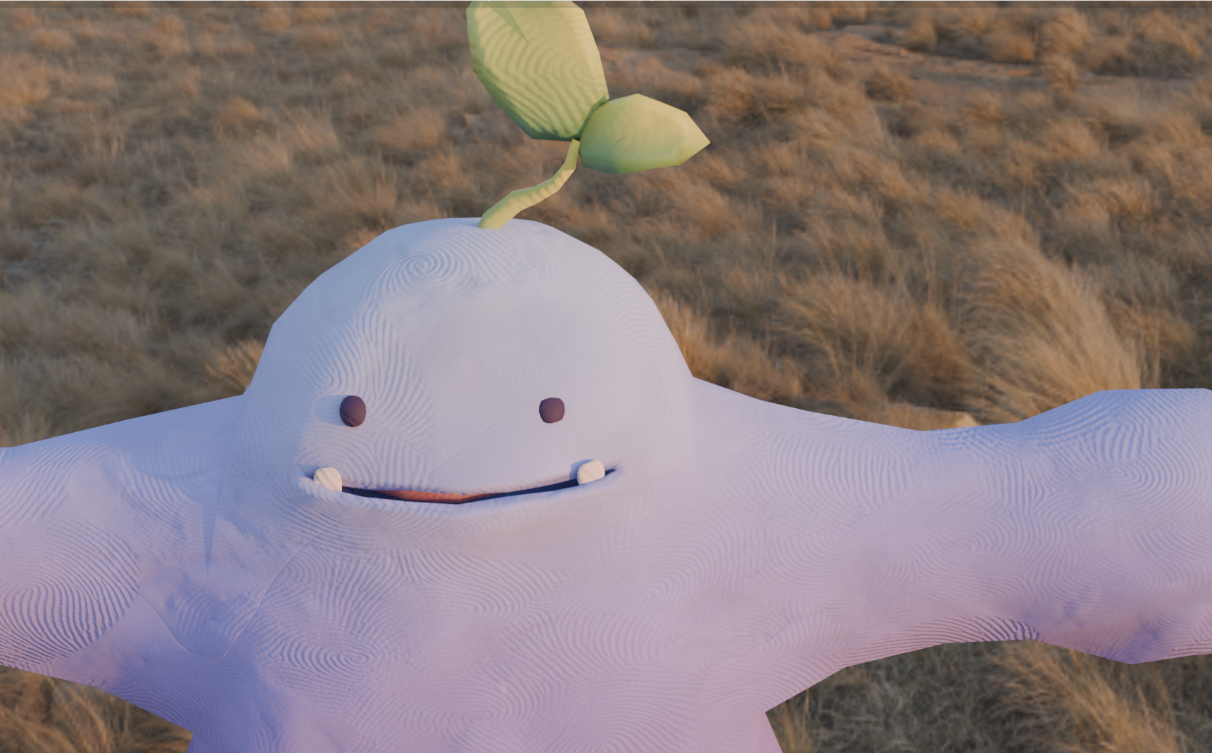 3D Asset Model of BODO from "Bodo & Pip"