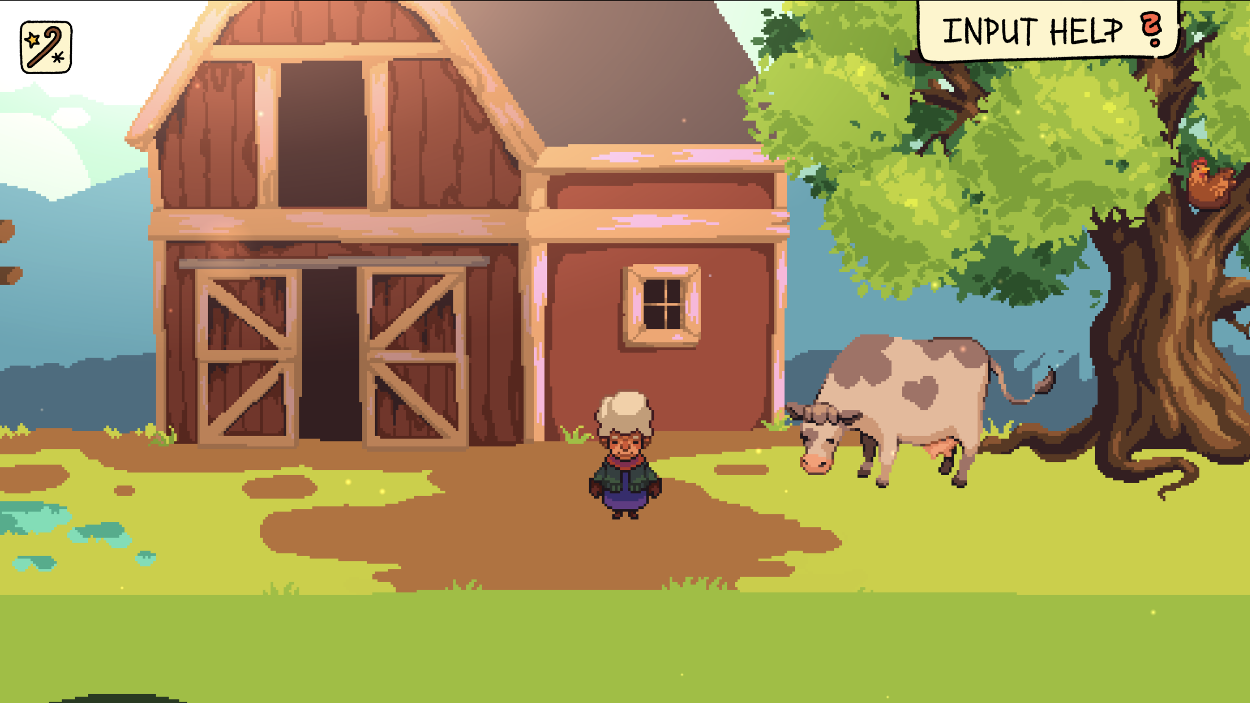 Feathers & Fenders – Meine Oma fährt im Hühnerstall Motorrad - Pixel Art Game